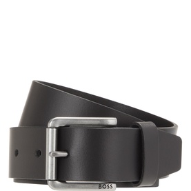 Joris Leather Logo Belt