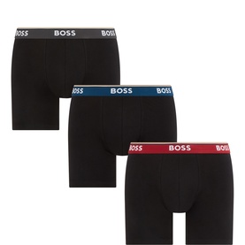 Three-Pack Power Logo Boxer Briefs