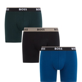 Three-Pack Power Logo Boxer Briefs