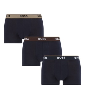Three-Pack Power Logo Boxer Briefs