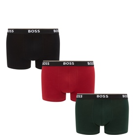 Three-Pack Logo Power Assorted Trunks