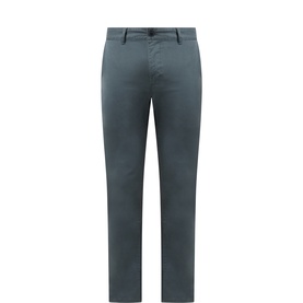 Satin Slim-Fit Chinos