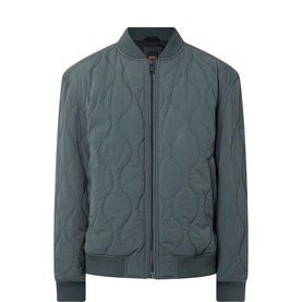 Osual Wave Quilted Bomber Jacket