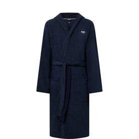 Logo Fleece Belted Robe