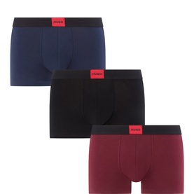 Three-Pack Galaxy Logo Boxer Briefs
