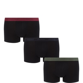 Three-Pack Metallic Logo Boxers