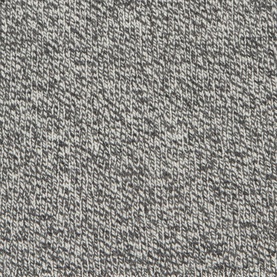 John Smedley Knit Oblong Scarf in grey marl cashmere-merino wool blend, close-up showing textured knit construction.