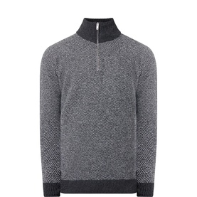 Inghram Textured Half-Zip Sweater
