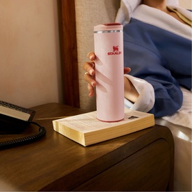 The Peach Rose Transit Fliptop Mug 0.47L