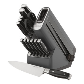 StaySharp Knife Block with Integrated Sharpener 14 Piece Set