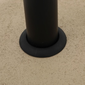 Hattie Garden Round Dining Set & Parasol Neutral