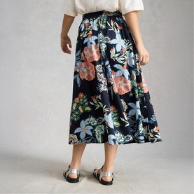 Abigail Floral Flared Skirt