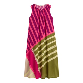 Aggie Striped Flared Dress