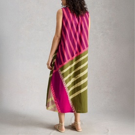 Aggie Striped Flared Dress