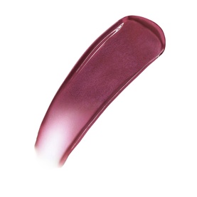 Armani Beauty Prisma Flash Lip Balm swatch in deep berry-plum with glossy, metallic finish