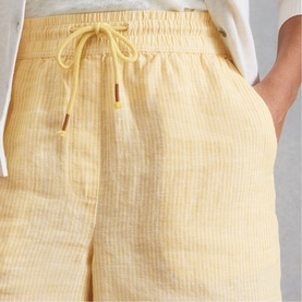 Belle Striped Linen Shorts