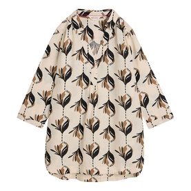 Bianca Printed Button Back Linen Tunic