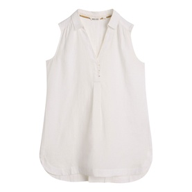Bianca Button Back Linen Tunic