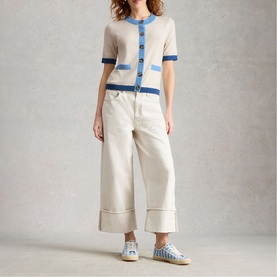 Charlotte Contrast Trim Cardigan
