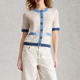 Charlotte Contrast Trim Cardigan