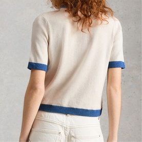 Charlotte Contrast Trim Cardigan