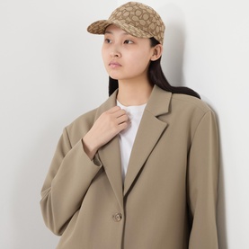 Signature Jacquard Logo Baseball Cap