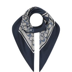 Textured Signature C Monogram Scarf