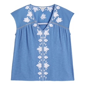 Fliss Floral Embroidery Top