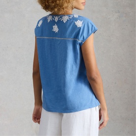 Fliss Floral Embroidery Top