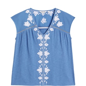 Fliss Floral Embroidery Top
