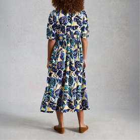 Fern Floral Flared Dress