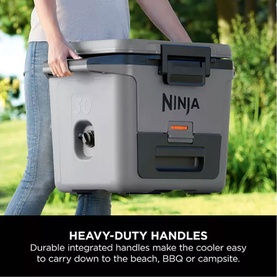 FrostVault 45QT/42L Wheeled Cooler with Dry Zone Slate Grey