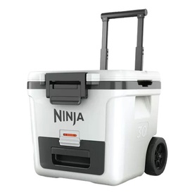 FrostVault 30QT/28L Wheeled Cooler with Dry Zone Cloud White