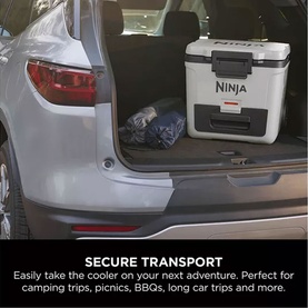 FrostVault 30QT/28L Wheeled Cooler with Dry Zone Cloud White