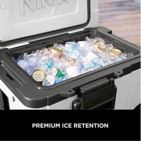 FrostVault 45QT/42L Wheeled Cooler with Dry Zone Cloud White