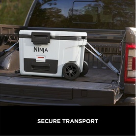 FrostVault 45QT/42L Wheeled Cooler with Dry Zone Cloud White