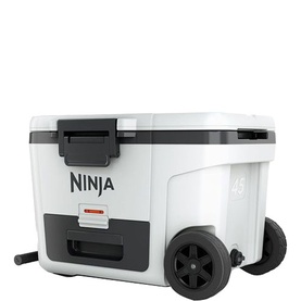 FrostVault 45QT/42L Wheeled Cooler with Dry Zone Cloud White