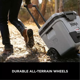FrostVault 30QT/28L Wheeled Cooler with Dry Zone Slate Grey