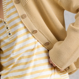 Gigi Washed Ribbed Cardigan