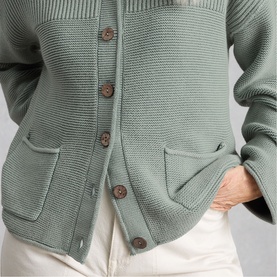 Gigi Washed Ribbed Cardigan