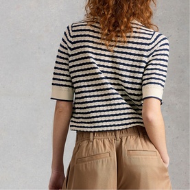 Holly Pointelle Knitted Top