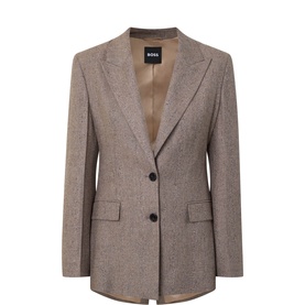 Jonasha Single-Breasted Slim Blazer