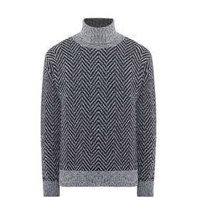 Sherborne Herringbone Roll-Neck Sweater