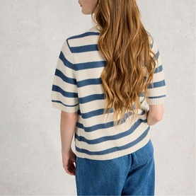 Isabella Striped Patch Pocket Cardigan