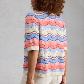 Isabella Wavy Knitted Cardigan