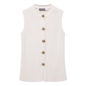 Single-Breasted Knit Waistcoat