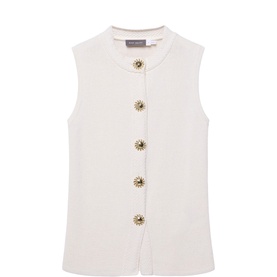 Single-Breasted Knit Waistcoat