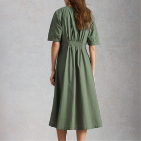 Kate Button Front Flared Dress