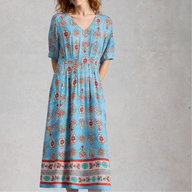 Kate Floral Flared Dress