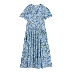 Leah Printed Flared Dress